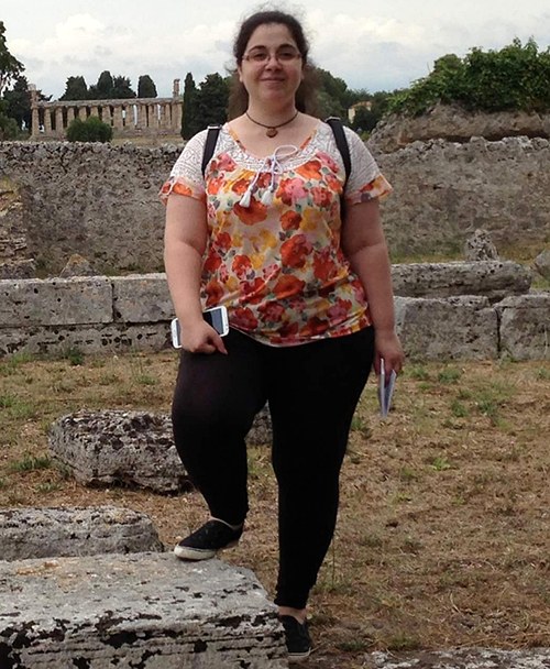 Cristina Moschella prima del suo percorso di allenamento ad Antares